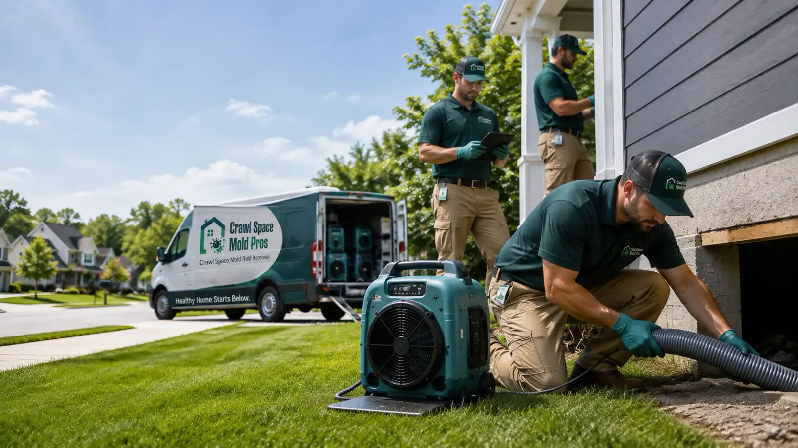 Crawl Space Mold Removal in Battle Creek, NE